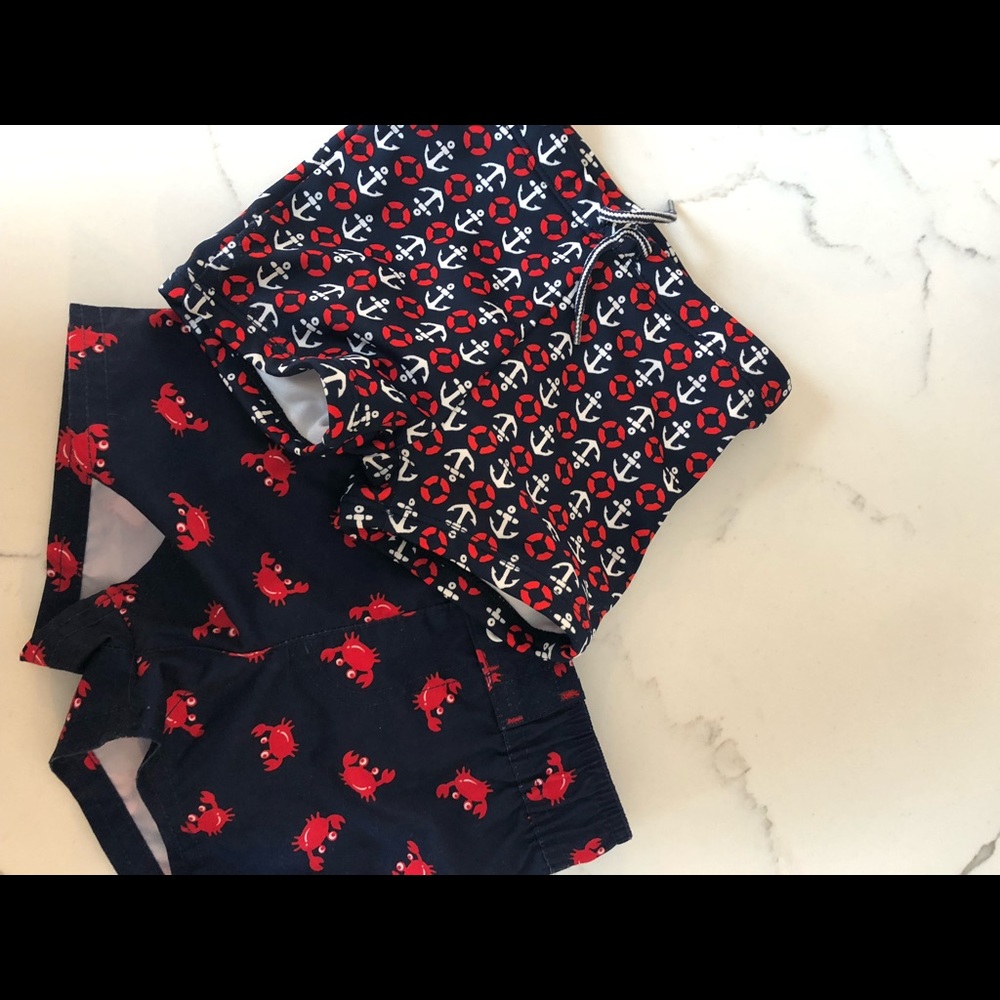 Baby Swim Bundle - 1 Trunk (6-9)/ 1 Fitted (12-18)